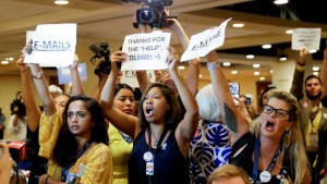 DNC Convention protestors